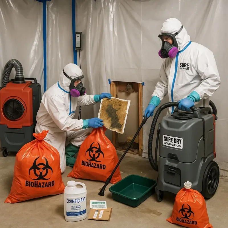 Contaminated Water Handling Protocols process in Clayton, NJ